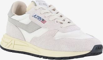 Autry Niedrige Materialmix-Schnürsneakers Reelwind