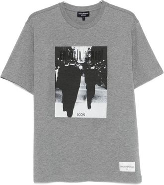 Emporio Armani T Shirt Grigio-Uomo