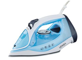 Lewis's 2400w Steam Iron | TJ Hughes White/Blue