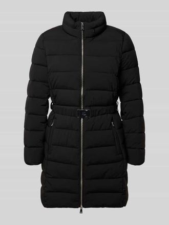 Lauren Ralph Lauren Taillierter Steppmantel mit Kapuze in Black, Gr&ouml;&szlig;e XXL