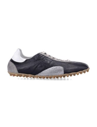 Maison Margiela Sprinters Layered Chiodata Retro Running Sneakers