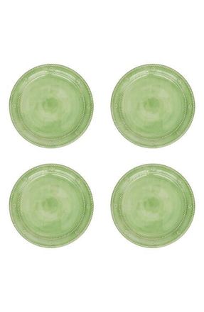 Juliska Berry & Thread Set of 4 Melamine Dessert Plates in Seagrass at Nordstrom