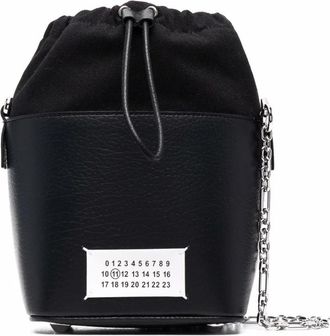 Maison Margiela 5AC Bucket Bag - Dames - Schoudertassen - Zwart - ONE Size - Katoen - Tassen