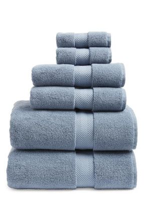 Nordstrom Organic Hydrocotton 6-Piece Towel Set $144 Value in Blue Chip at Nordstrom, Size 6 Piece Set
