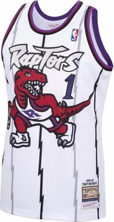 Mitchell & Ness Toronto Raptors Mc Grady Swingman Jersey - Heren - Fitness - Wit - XS - Fitness
