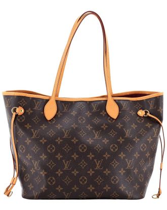 Louis Vuitton Brown Monogram Canvas Neverfull Nm Mm (Authentic Pre-Loved)