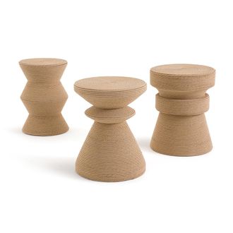 AM.PM Bijzettafel van mango met touw, Sablas