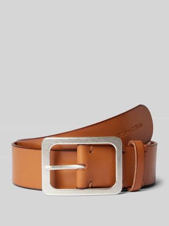 Marc O'Polo Ledergürtel mit Dornschließe Modell ERICA in Cognac, Größe 80
