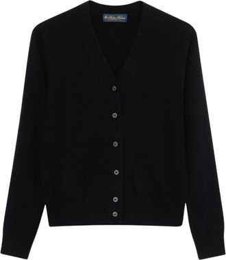 Brooks Brothers Cashmere Cardigan - Dames - Cashmere truien - Zwart - S - Kasjmier - Truien & Vesten