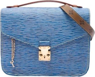 Louis Vuitton Pre-owned Pochette Metis - Dames - Vintage Schoudertas - Blauw - ONE Size - Vintage