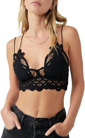 Free People Intimately FP Adella Longline Bralette in Black at Nordstrom Rack, Size Xx-Small