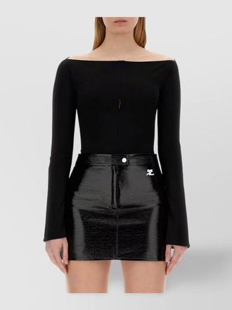 Courr&egrave;ges jersey bodysuit