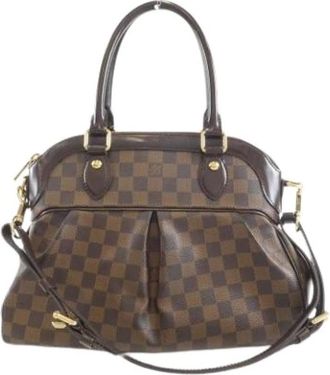 Louis Vuitton Pre-owned Handbags, female, Brown, Size: ONE SIZE Pre-owned Damier Handbag