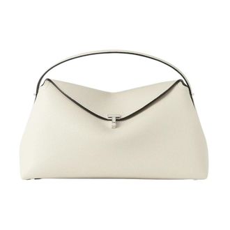 Toteme Clutch T-Lock - Bags - Mujer - Blanco - ONE SIZE