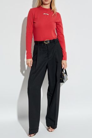 Jacquemus Long-sleeve T-shirt, Womens, Red