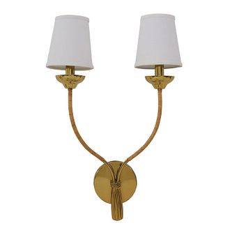 Ballard Designs Regina 2-Light Wall Sconce with Shades - Ballard Designs