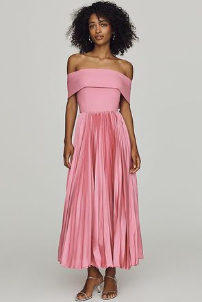 Hutch Off-Shoulder Twofer Midi Dress