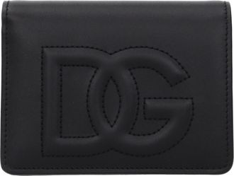 Dolce & Gabbana Black Leather Womens Wallet