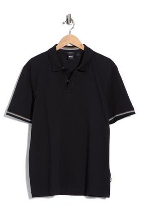 BOSS Parlay Knit Polo in Black at Nordstrom Rack, Size Xxx-Large