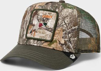 Goorin Brothers Mens Mallard camo trucker cap