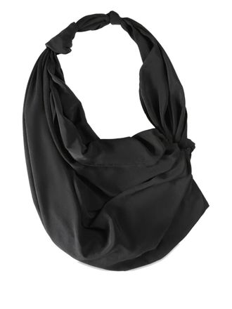 Yohji Yamamoto knotted-detail tote bag - Nero