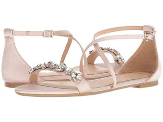 Badgley Mischka Tessy Womens Shoes Champagne : 6.5 M, Textile