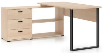 Selsey Selsey Odelis - Escritorio Esquinero - 167 Cm - Efecto Roble