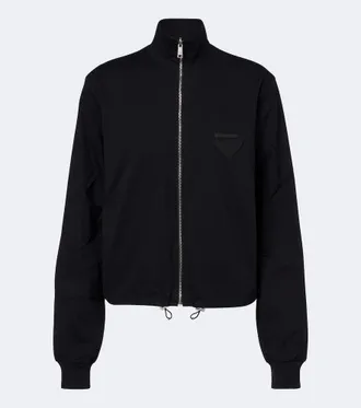 Prada Reversible cotton and Re-Nylon blouson jacket