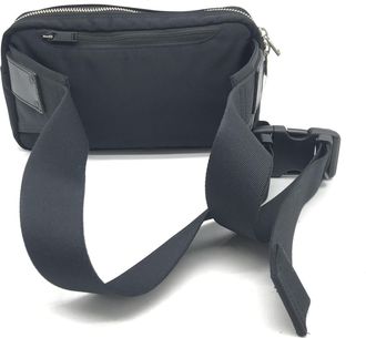 Porter Black Waist Pouch With Zippered Womens Compartments (Pre-Owned)