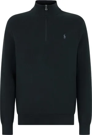 Polo Ralph Lauren Maglione con zip e collo alto - - Sweatshirts & Hoodies - Uomo - Nero - S
