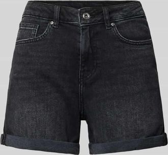 Only Regular Fit Jeansshorts aus Baumwoll-Mix Modell JOSEPHINE in Black, Gr&ouml;&szlig;e XL