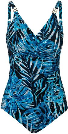 Seaspray Bora Bora Classic Swimsuit One Piece Swimming Costume- (Tall Size 16, Blue)