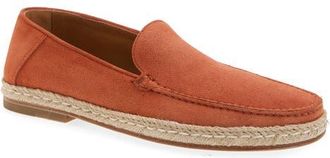 J.M. Weston Uzes Espadrille Loafer in Clay Suede at Nordstrom, Size 10.5Us