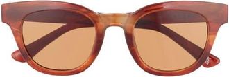 AIRE 50mm Dorado D-Frame Sunglasses in Hazelnut Marble /Brown Mono at Nordstrom