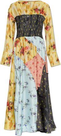 Ganni Kleedjes - Dames - Maxi kleedjes - Veelkleurig - L - Kleedjes