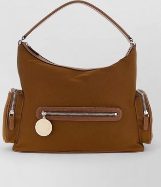 Stella McCartney dartmoor shoulder bag front zip top handle