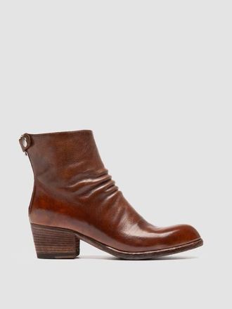 Officine Creative Wade 002 Leather Western Boots in Light Brown at Nordstrom, Size 37
