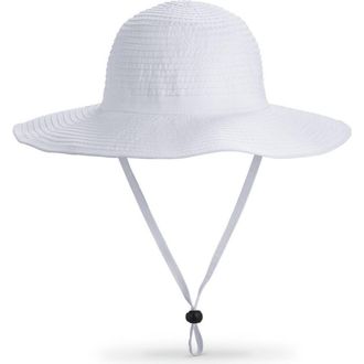 Coolibar Womens Lightweight Travel Hat - UPF 50+ Sun Protection - Shelly in White at Nordstrom