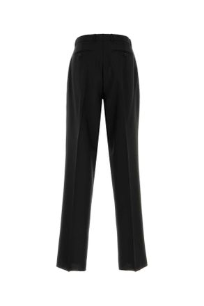 Givenchy Black Exterior: Wool Mohair Pantaloni Trousers