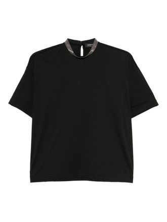 Tシャツ・カットソー FABIANA FILIPPI Woman T-Shirt Black JED264F096D616 825 GIAMBATTISTA VALLI Multicolour Silk Shirt