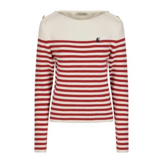 Alberta Ferretti Alberta Ferretti, Round-neck Knitwear, female, Multicolor, Size: XS Sweater