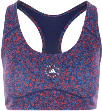 adidas by Stella McCartney Top met logoprint - Blauw