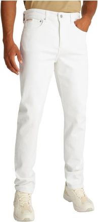Calvin Klein Jeans Classic Straight Jeans - Heren - Slim Fit Jeans - Wit - W36 L32 - Katoen - Jeans