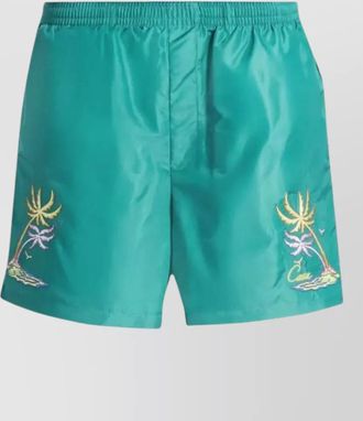Casablanca logo-print swim shorts