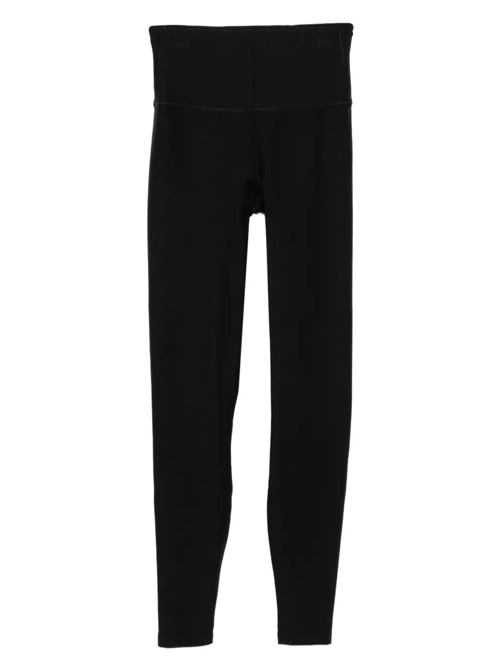 Legging Sans Coutures SPANX - Taille XL - Noir Et Gris à Motifs Courbes - Occasion Très Bon état