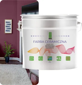 OEM Pintura Cer&aacute;mica Para Pared Lavable, Color Morado Pastel, 2 L, Resistente A Las Manchas