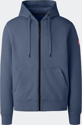 Canada Goose Chandail &agrave; capuchon et fermeture &eacute;clair pleine longueur Huron (Hommes, Ozone Blue, TTG)