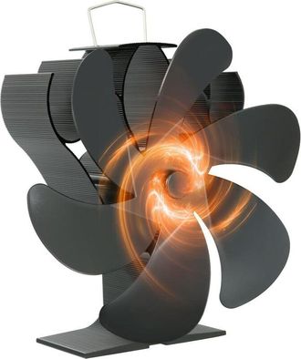 OEM Ventilador De Estufa De Le&ntilde;a De 6 Aspas, Ventilador De Chimenea Alimentado Por Calor