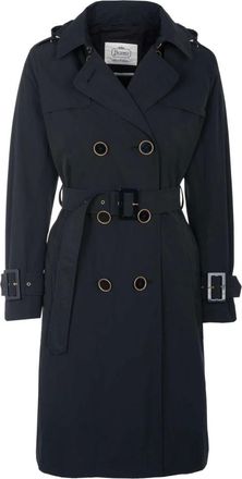 Herno Klassieke Trenchcoat - Dames - Mantels - Zwart - Maat: 3XS Zijde