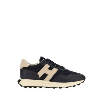 Hogan H601 Allacciata H Patch - male - Hogan - Sneakers - Blue - 8 1/2 UK - Shoes